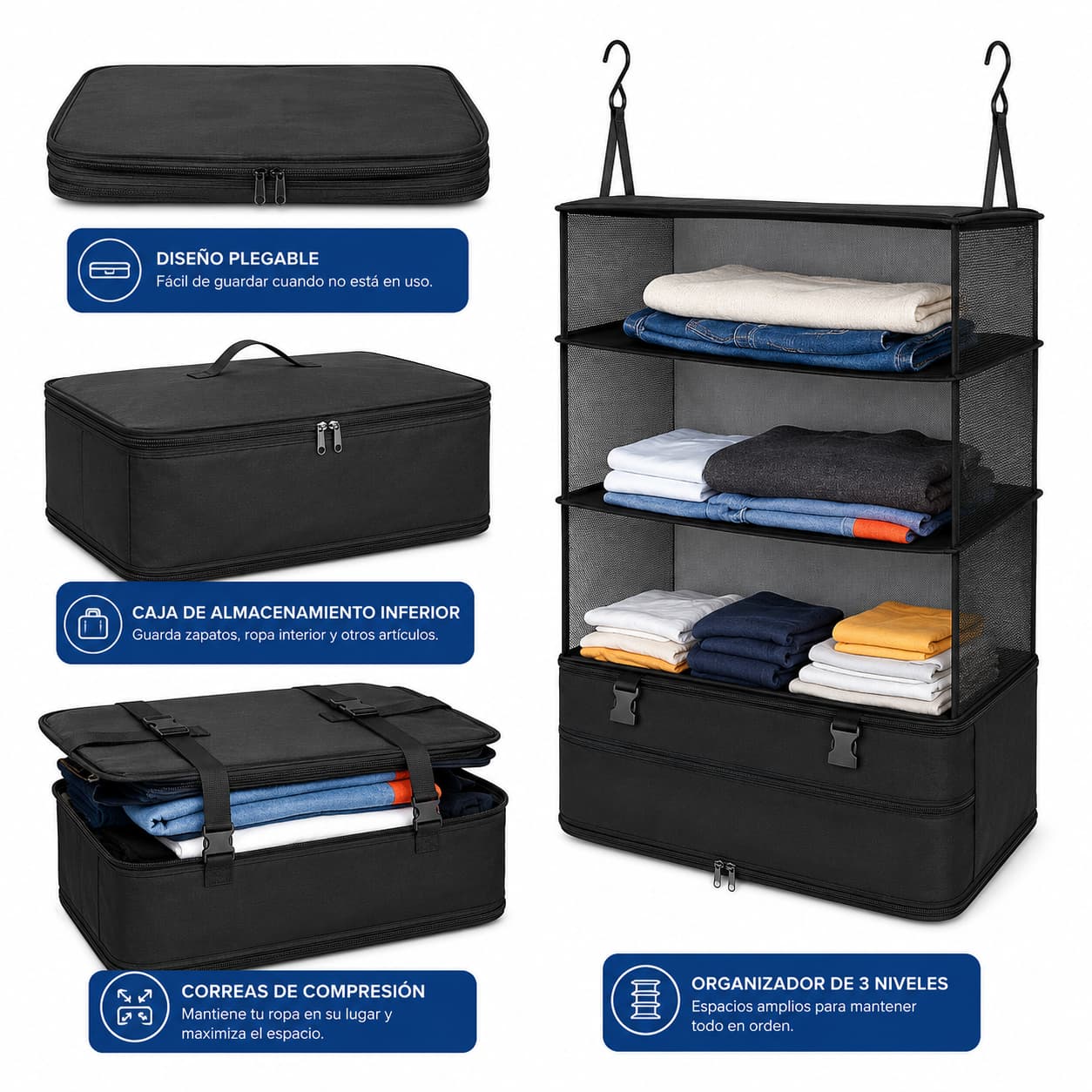 Packshelf maleta para viaje