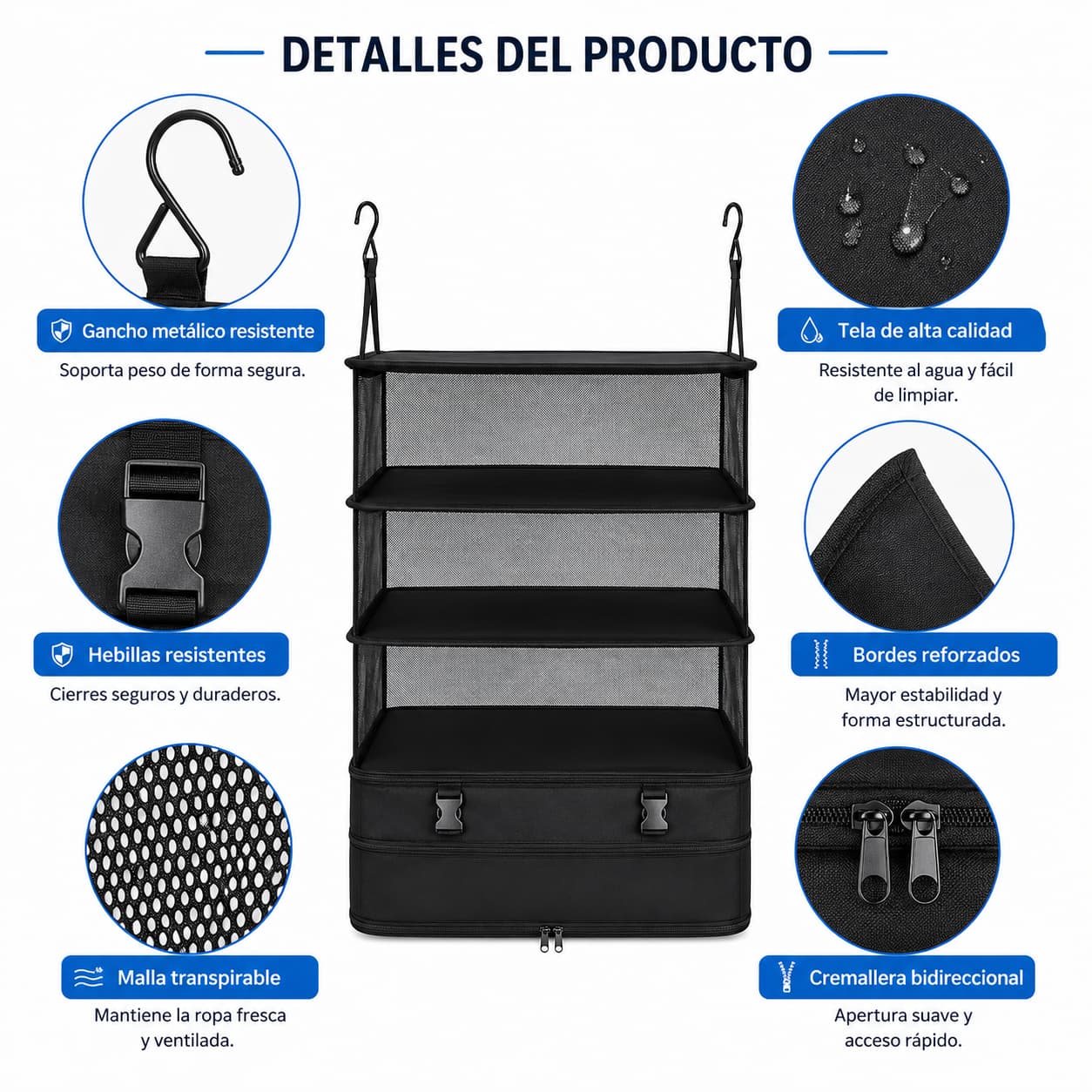Packshelf maleta para viaje