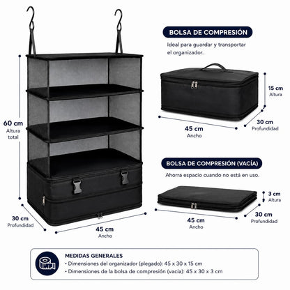 Packshelf maleta para viaje