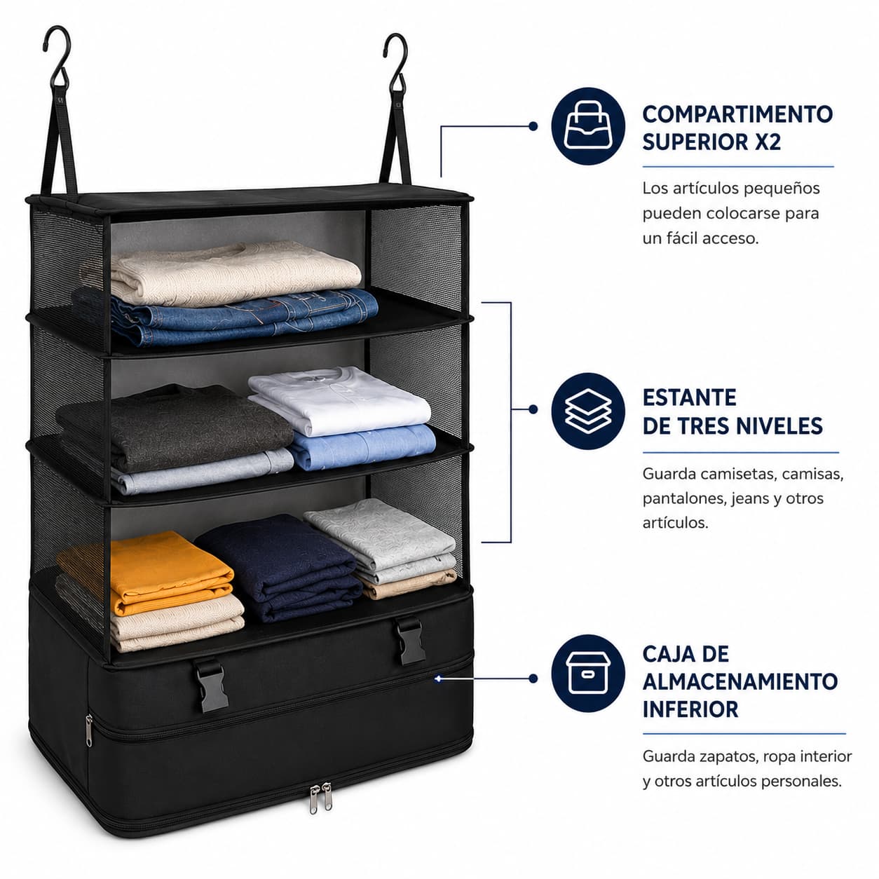 Packshelf maleta para viaje